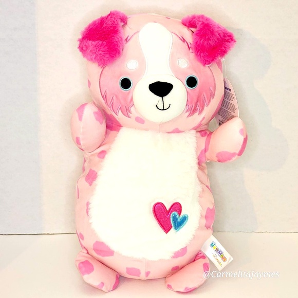 ❤️ MAGNIS 🐶 Pink Australian Shepard HugMee Vday Original Squishmallow- TAG BENT - Picture 1 of 8